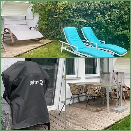 Fusslaeufig Zu S-Bahn Nach Muenchen Und See Gemuetliche Und Voll Ausgestatette 2 Zimmer Ferienwohnung Am Woerthsee Mit Terrasse, Grill, Schaukel, Doppelbett Oder Getrennte Betten, Ideal Zum Entspannen Aber Auch Zum Arbeiten * 보르흐시