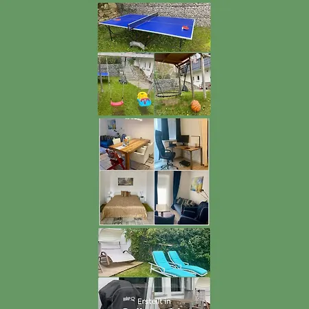 Gemütliche und voll ausgestatette 2 Zimmer Ferienwohnung am Wörthsee mit Terrasse, Grill, Schaukel, Doppelbett oder getrennte Betten fußläufig zu S-Bahn nach München und See, ideal zum Entspannen aber auch zum Arbeiten Apartment *